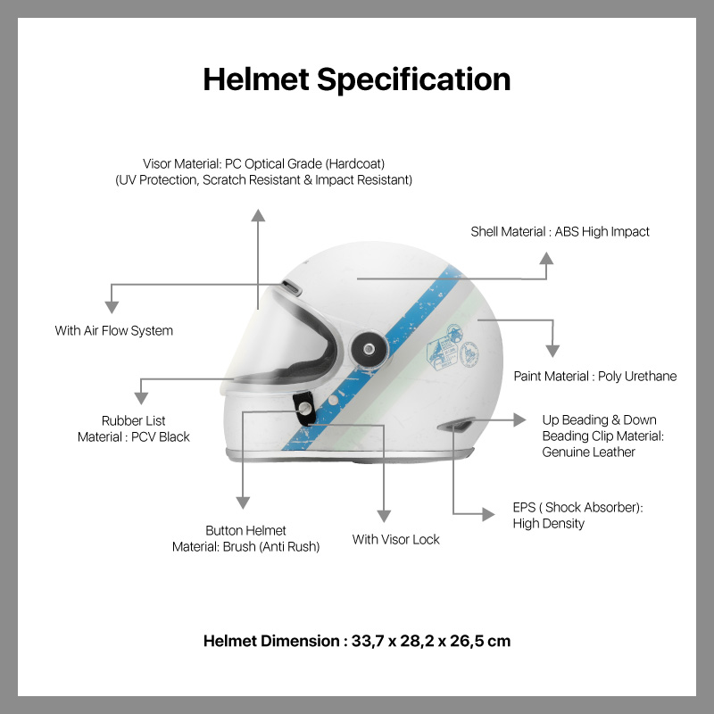 HELMET VESPA FF HERITAGE BIANCO