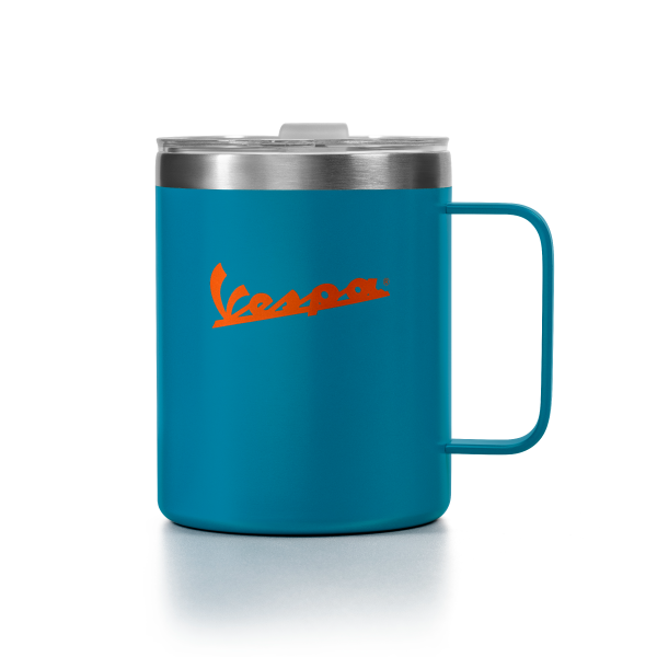 VESPA INSULATED MUG BLUE 