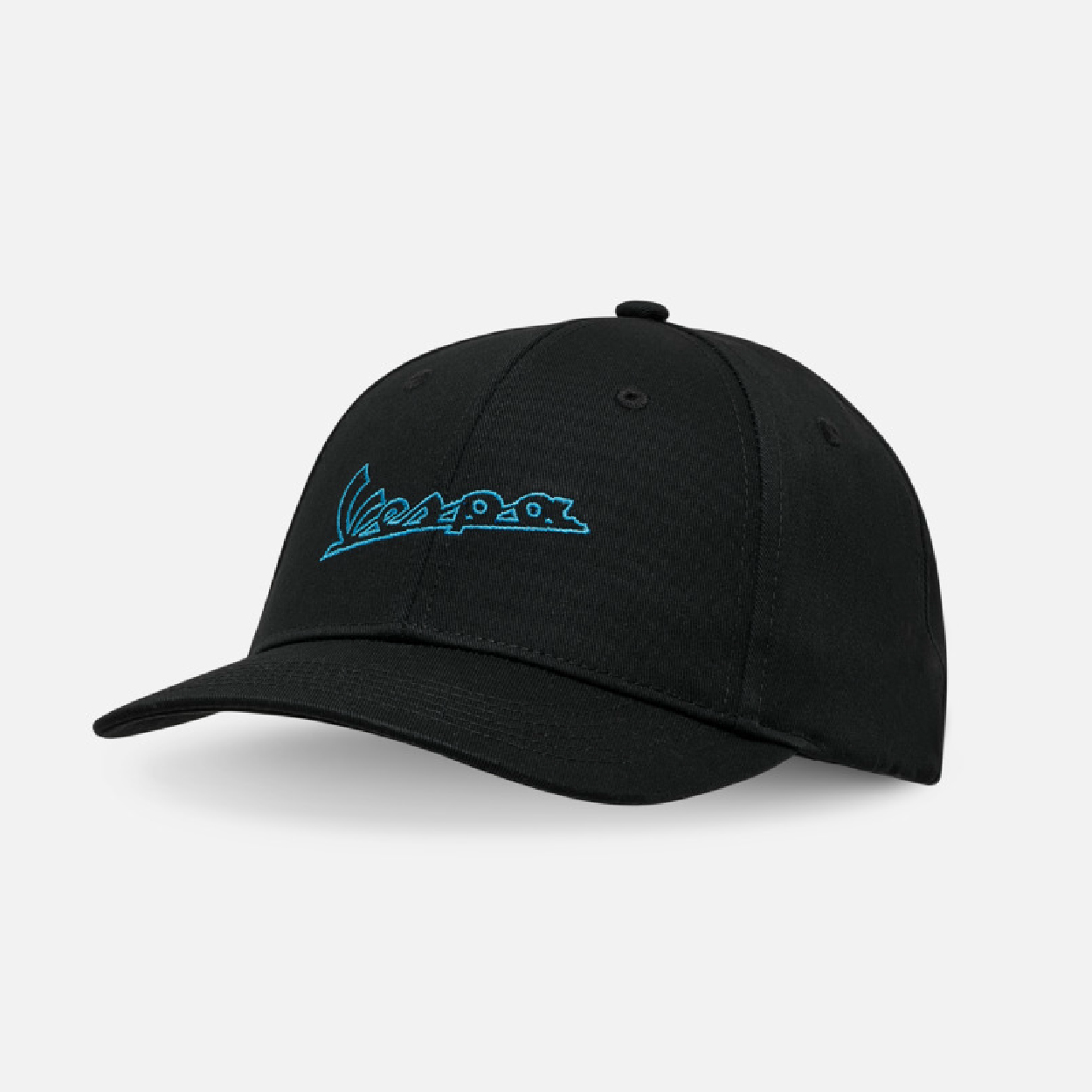 Vespa Dec Baseball Cap Jet Black