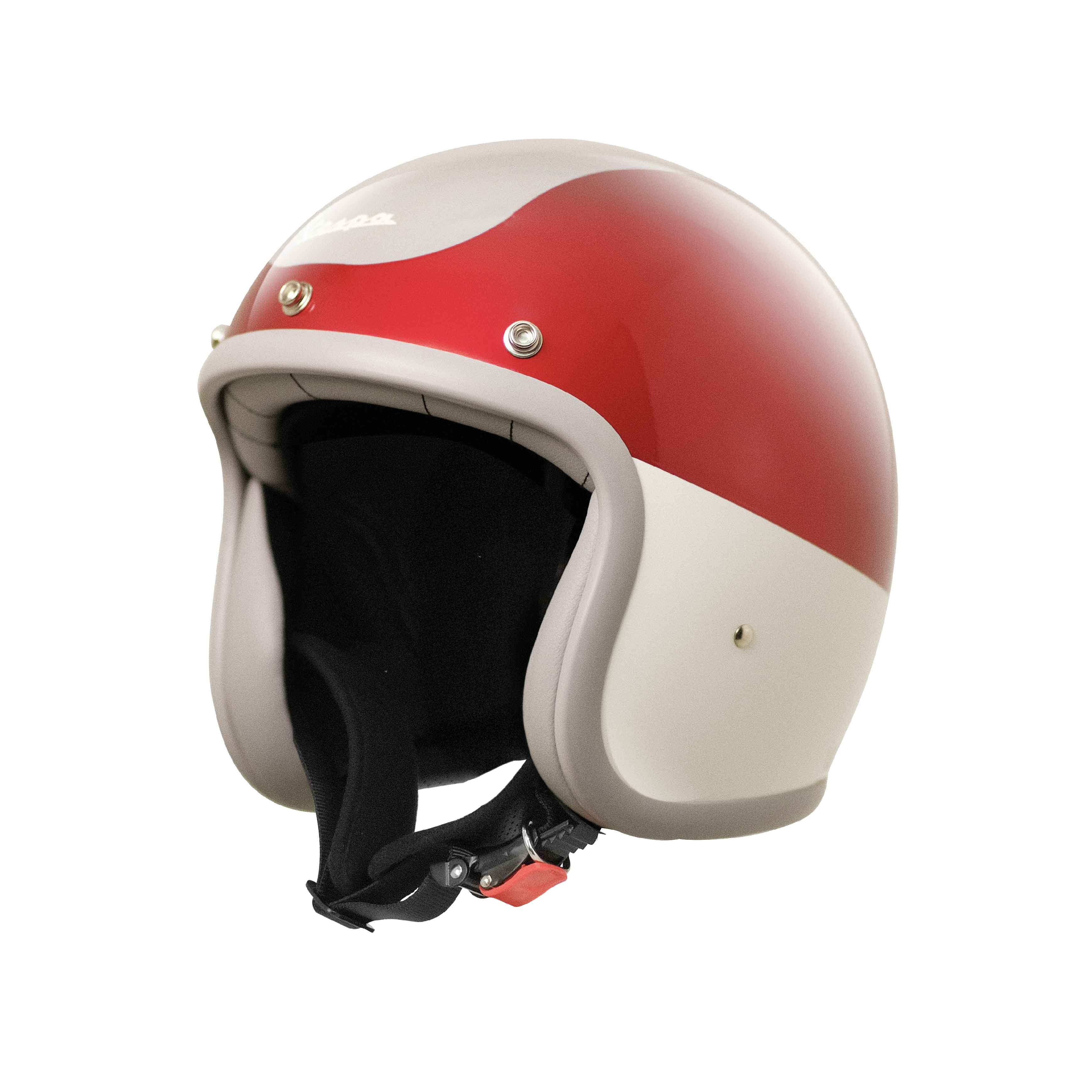 VESPA HELMET LX - RED WHITE